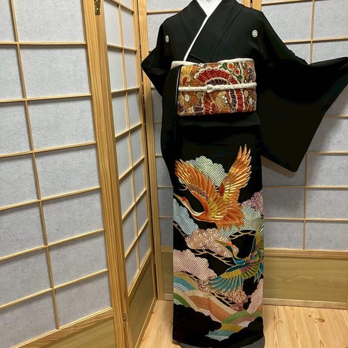 8173 kimono japonais tomesode - japonais,