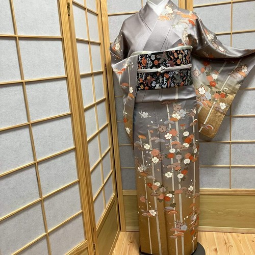 7524 kimono japonais vintage - kimono,
